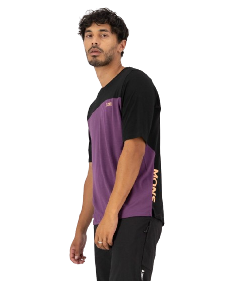 Tricou Barbati Mons Royale Diversion Bike Boysenberry [4]