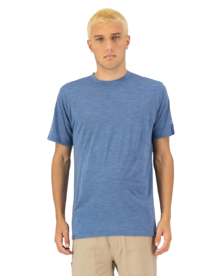 Tricou Barbati Mons Royale Zephyr Tencel Co Steel Blue [2]