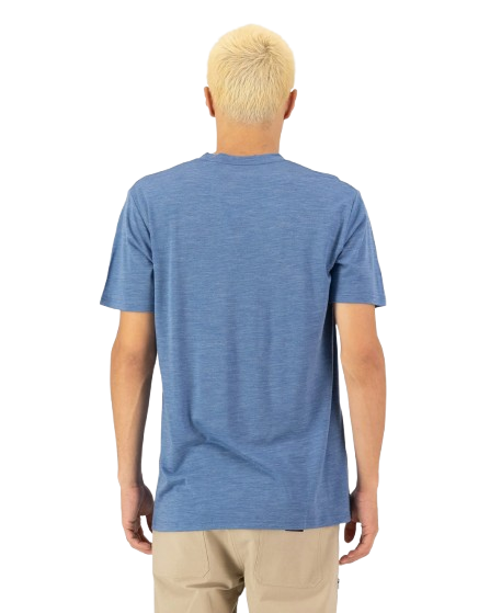 Tricou Barbati Mons Royale Zephyr Tencel Co Steel Blue [3]