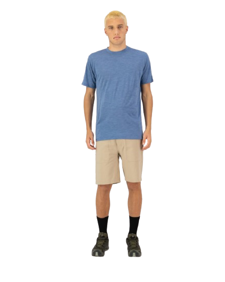 Tricou Barbati Mons Royale Zephyr Tencel Co Steel Blue [4]