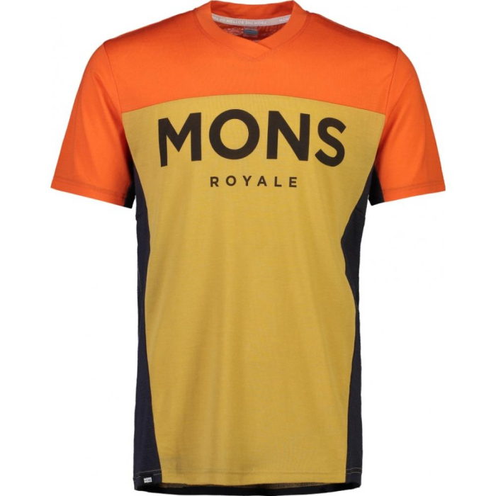 Tricou ciclism merino MONS ROYALE M REDWOOD ENDURO VT DESERT [3]