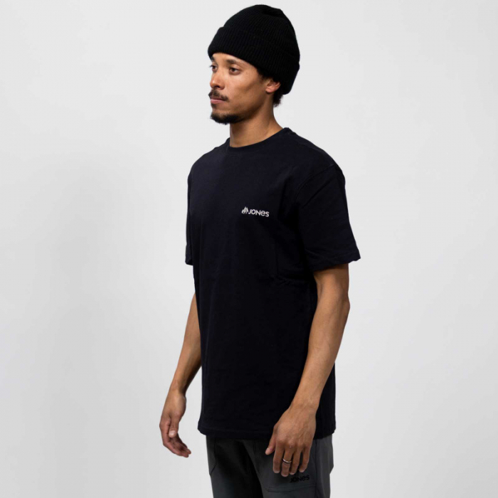 Tricou Jones M Sierra Organic Cotton Stealth Black [2]