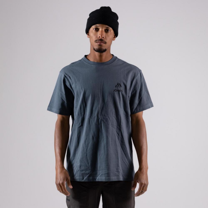 Tricou Jones TRUCKEE BACK PRINT SS ASH BLUE [3]