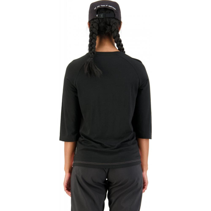 Tricou merino ciclism Mons Royale W Tarn Merino Shift Raglan 3/4 Black Candy [3]