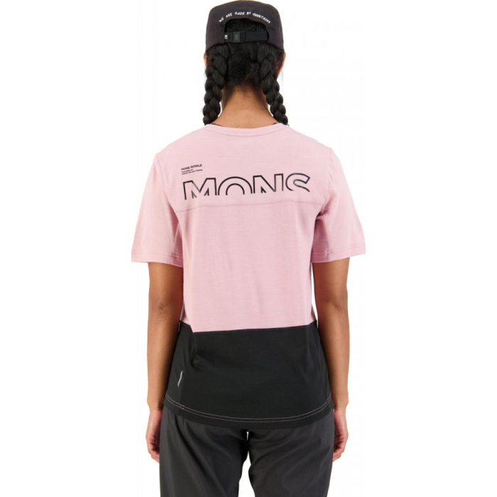 Tricou merino ciclism Mons Royale W Tarn Merino Shift Tee Black Candy [4]