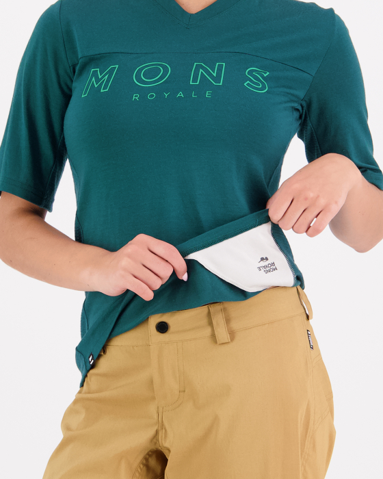 TRICOU MERINO ENDURO MONS ROYALE REDWOOD GREEN [2]