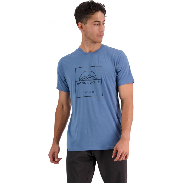 TRICOU MERINO MONS ROYALE ICON BLUE [2]
