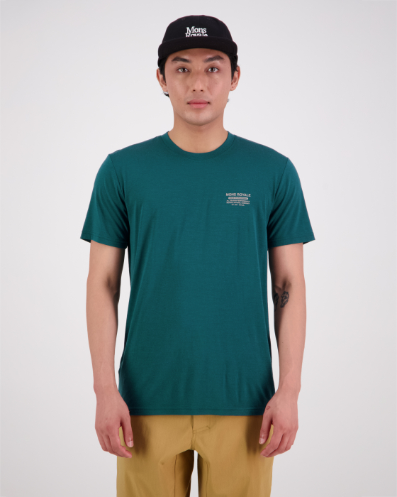 TRICOU MERINO MONS ROYALE ICON ROCK EVERGREEN [2]