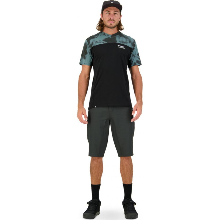 Tricou merino Mons Royale M Redwood Enduro VT Sage Tie Dye / Black [4]