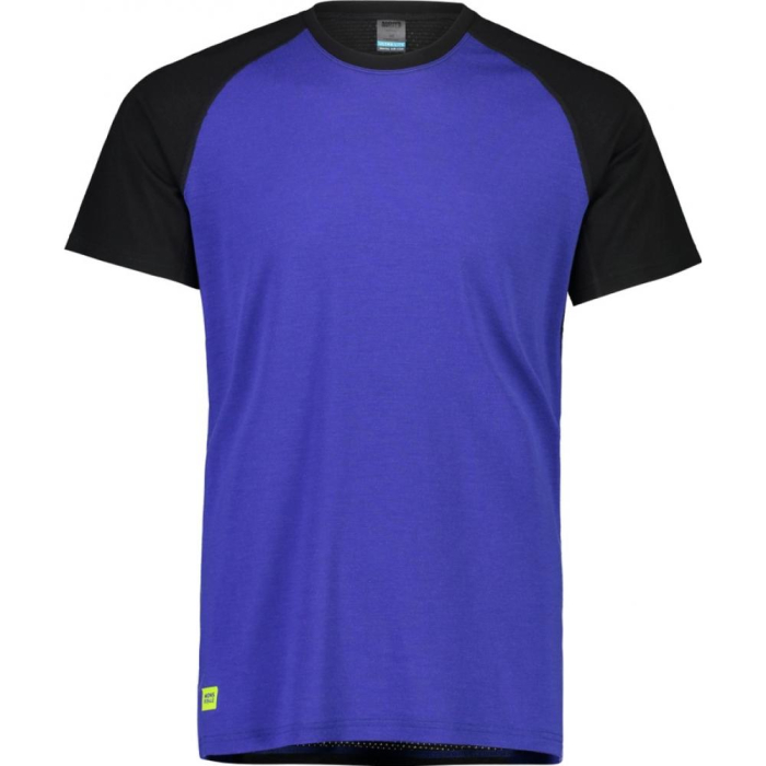 Tricou merino MONS ROYALE M TEMPLE TECH T ULTRA Blue Black [3]