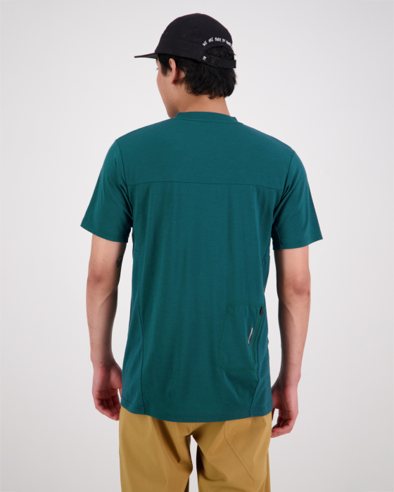 TRICOU MERINO MONS ROYALE REDWOOD ENDURO EVERGREEN [4]