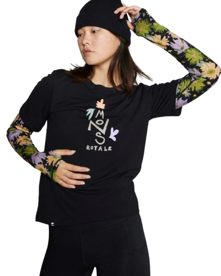 Tricou Merino Mons Royale Icon Relaxed Black [2]