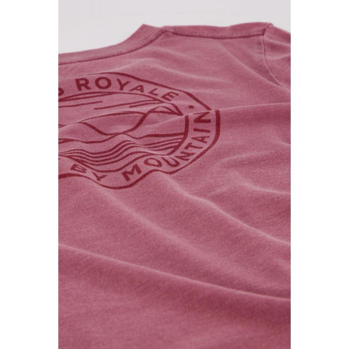 Tricou merino Mons Royale W Icon Relaxed LS Garment Dyed Washed Berry [3]