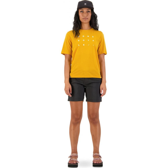 Tricou merino Mons Royale W Icon Relaxed Tee Gold [4]