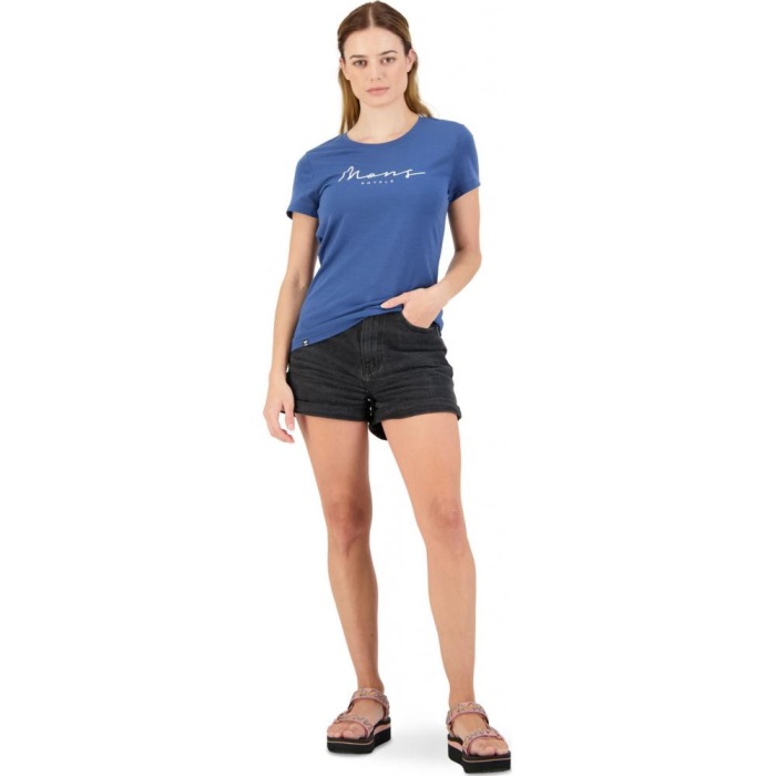 Tricou merino Mons Royale W Icon Tee Dark Denim [1]