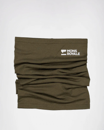 Neck-uri - Bandana Merino Mons Royale Daily Dose Dark Olive