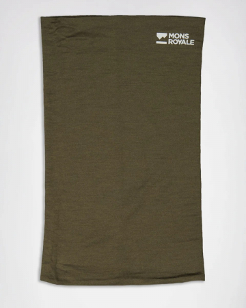 Bandana Merino Mons Royale Double Up Dark Olive [1]