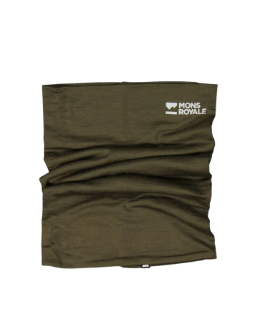 Bandana Merino Mons Royale Double Up Dark Olive [1]