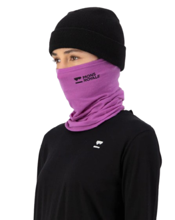 Bandana Mons Royale Daily Dose Merino Acc Lock Purple Bolt [3]