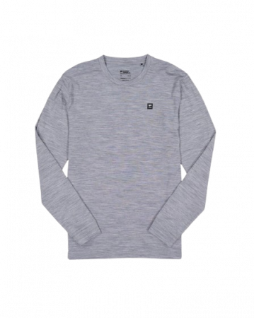 Tricouri - Bluza Barbati Mons Royale Classic Invert Grey Heather