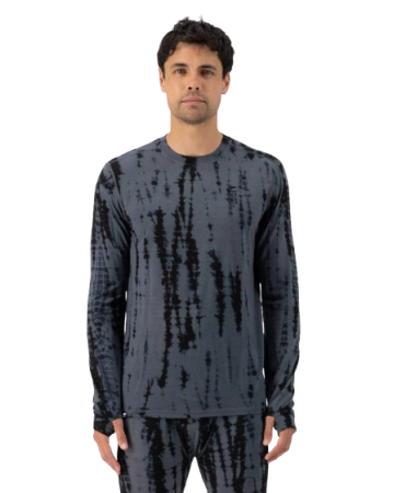 Promotii - Bluza De Corp Merino Mons Royale Cascade LS VLU Grey Tie Dye