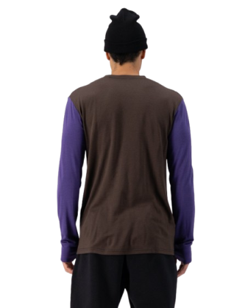 Bluza De Corp Merino Mons Royale Yotei LS Violet Cedar Black [3]