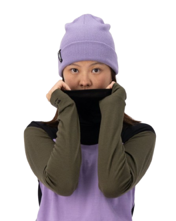 Bluza De Corp Merino Mons Royale Yotei High Neck Lupin Dark Olive Black [1]