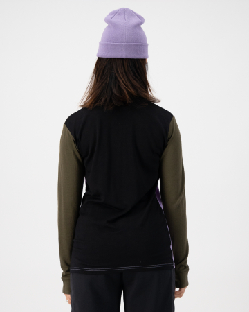 Bluza De Corp Merino Mons Royale Yotei Lupin Dark Olive Black [3]