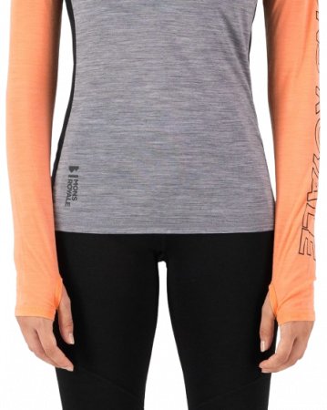 Bluza Femei Mons Royale Bella Vlu Grey Heather/Punch [4]