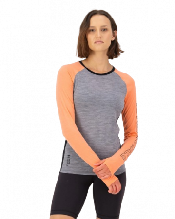 Bluza Femei Mons Royale Bella Vlu Grey Heather/Punch [1]