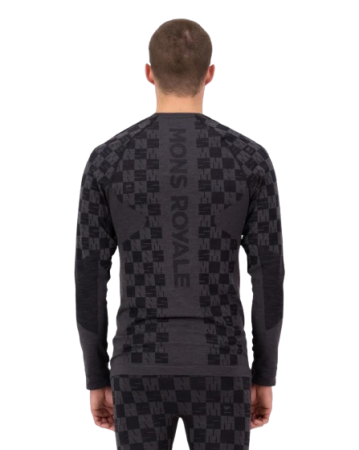 Bluza Mons Royale Barbati First Layer Ascender Forged Iron Black [2]