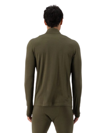 Bluza Mons Royale Barbati First Layer Cascade 1/4 Zip Dark Olive [2]