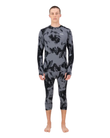 Bluza Mons Royale Barbati First Layer Cascade Pixel Grey [3]