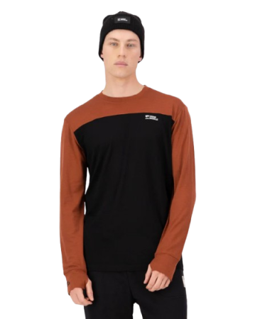 Bluza Mons Royale Barbati First Layer Yotei Sienna Black [1]