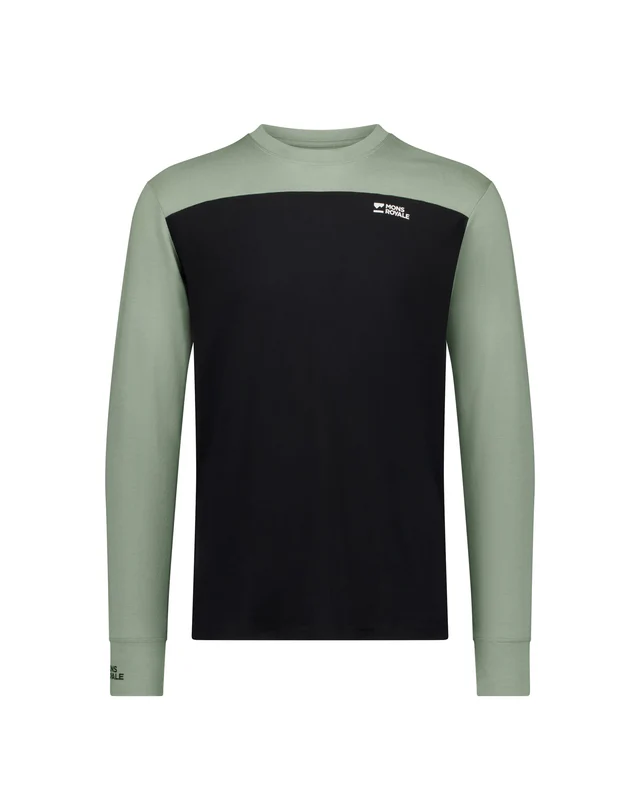 First layer - Bluza Mons Royale Barbati First Layer Yotei Willow Black