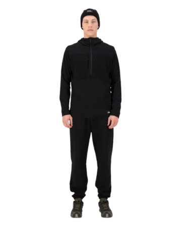 Bluza Mons Royale Barbati Mid Layer Fleece 1/2 Zip Black [2]