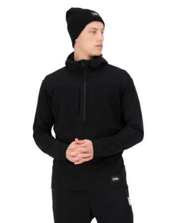Bluza Mons Royale Barbati Mid Layer Fleece 1/2 Zip Black [4]