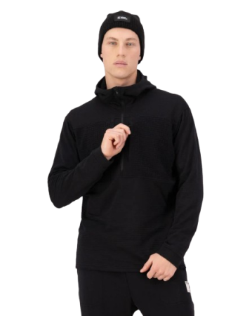 Bluza Mons Royale Barbati Mid Layer Fleece 1/2 Zip Black [5]