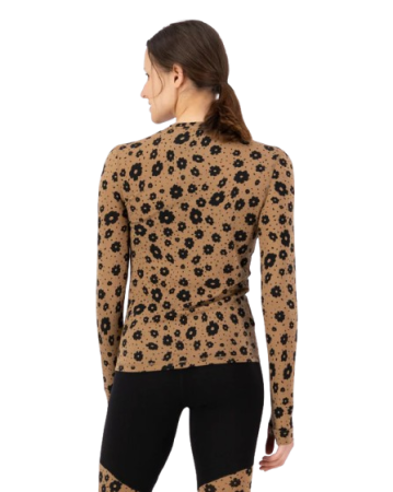 Bluza Mons Royale Femei First Layer Cascade Aoraki Lily Toffee [2]