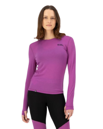 Bluza Mons Royale Femei First Layer Cascade Purple Bolt [1]