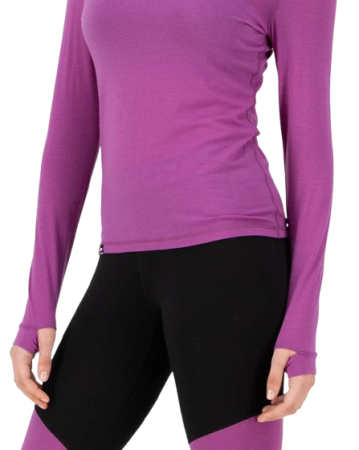 Bluza Mons Royale Femei First Layer Cascade Purple Bolt [4]