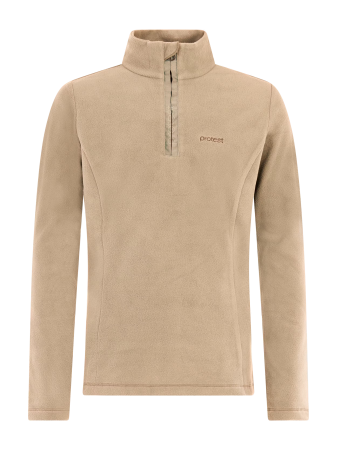 Mid Layer - Bluza Polar Protest Remutey 1/4 Zip Bamboo Beige Copii