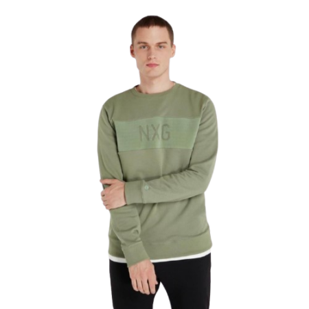 Bluza Protest Nxgkeeton Sweatshirt Green Spray [2]