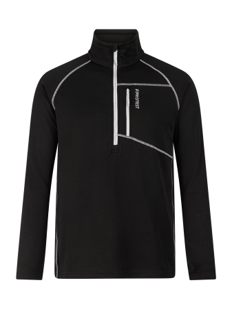 Mid Layer - Bluza Protest PRTRekody 1/4 Zip True Black Barbati