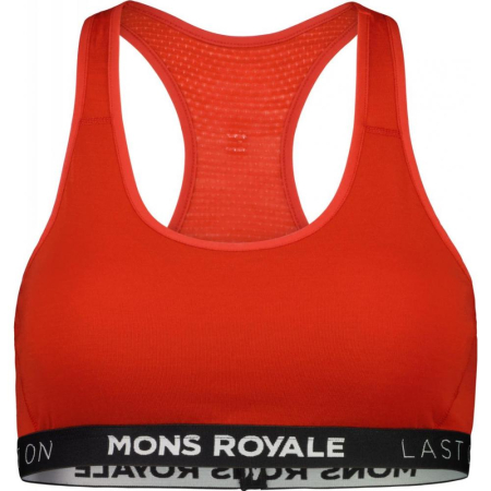 Bustiere - Bustiera merino Mons Royale BRA Retro Red