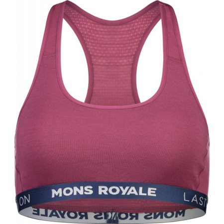 Bustiera merino Mons Royale Sierra Sports Bra Berry [0]