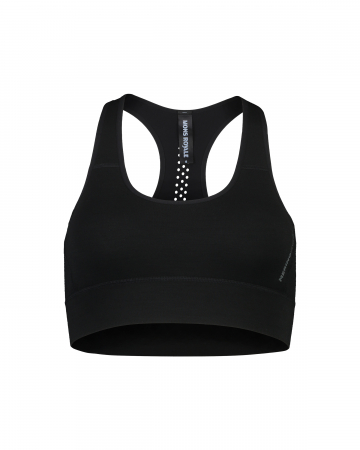 Bustiere - BUSTIERA MERINO MONS ROYALE STRATOS SHIFT BLACK