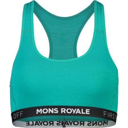 Bustiere - Bustiera merino Mons Royale W Sierra Sports Bra Marina