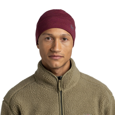 Caciula Buff Adulti Merino Mid Melange Tibetan Red [2]