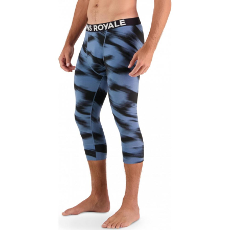 First layer merino Mons Royale Cascade Merino Flex 200 3/4 Blue Motion [0]